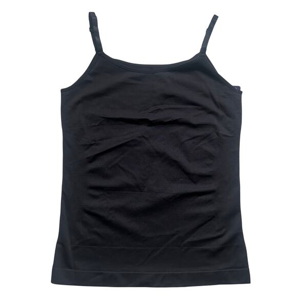 Empetua Scoop Neck Shaper Adjustable Strap Compression Cami Black L Large New - Picture 2 of 7